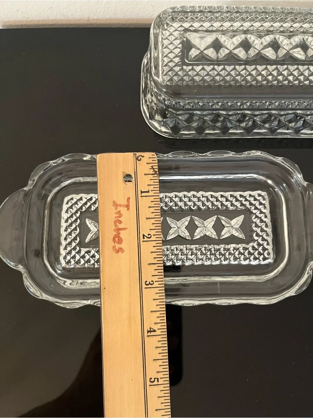 Vintage Anchor Hocking Wexford Clear Glass  1/4